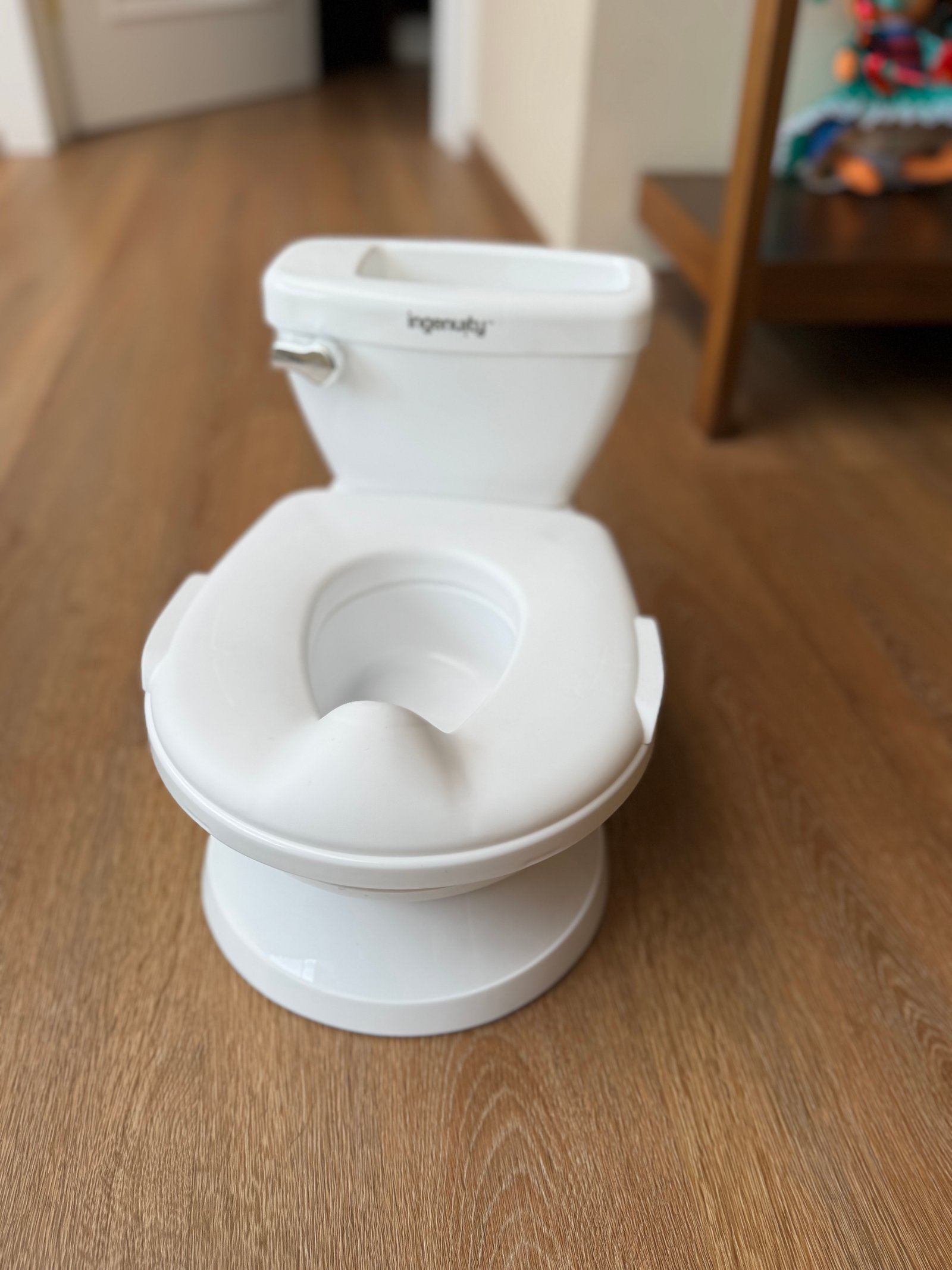 Orinal infantil Ingenuity 2 en 1 – Inodoro de aprendizaje blanco